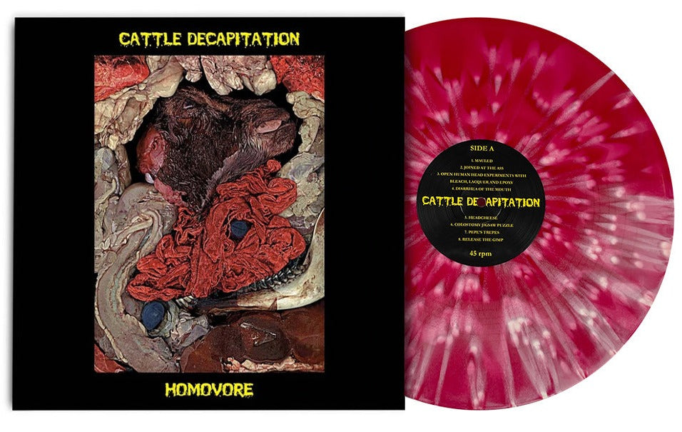 CATTLE DECAPITATION 'HOMOVORE' LP (Limited Edition' Only 300 Made, "Streptococci" Splatter Vinyl)