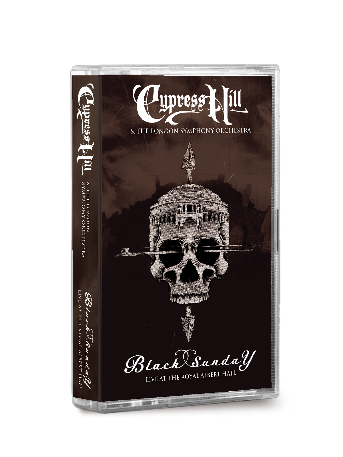 CYPRESS HILL 'BLACK SUNDAY LIVE AT THE ROYAL ALBERT HALL' CASSETTE (Silver)