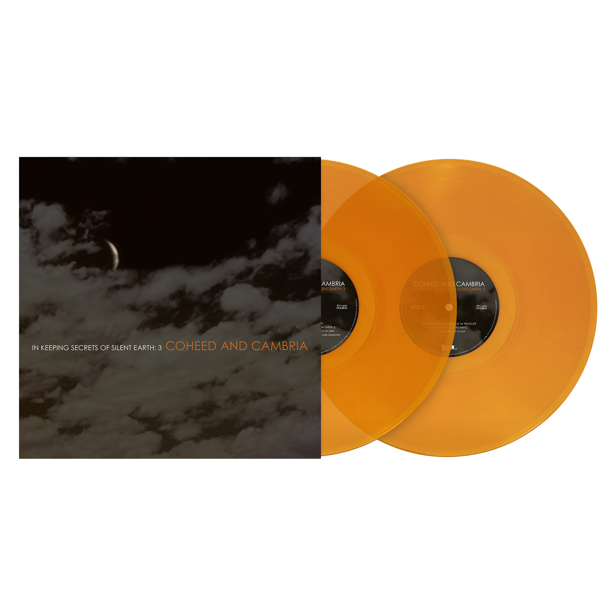 COHEED AND CAMBRIA ‘IN KEEPING SECRETS OF SILENT EARTH: 3’ 2LP (Exclusive, Limited to 1000, Translucent Orange Vinyl)