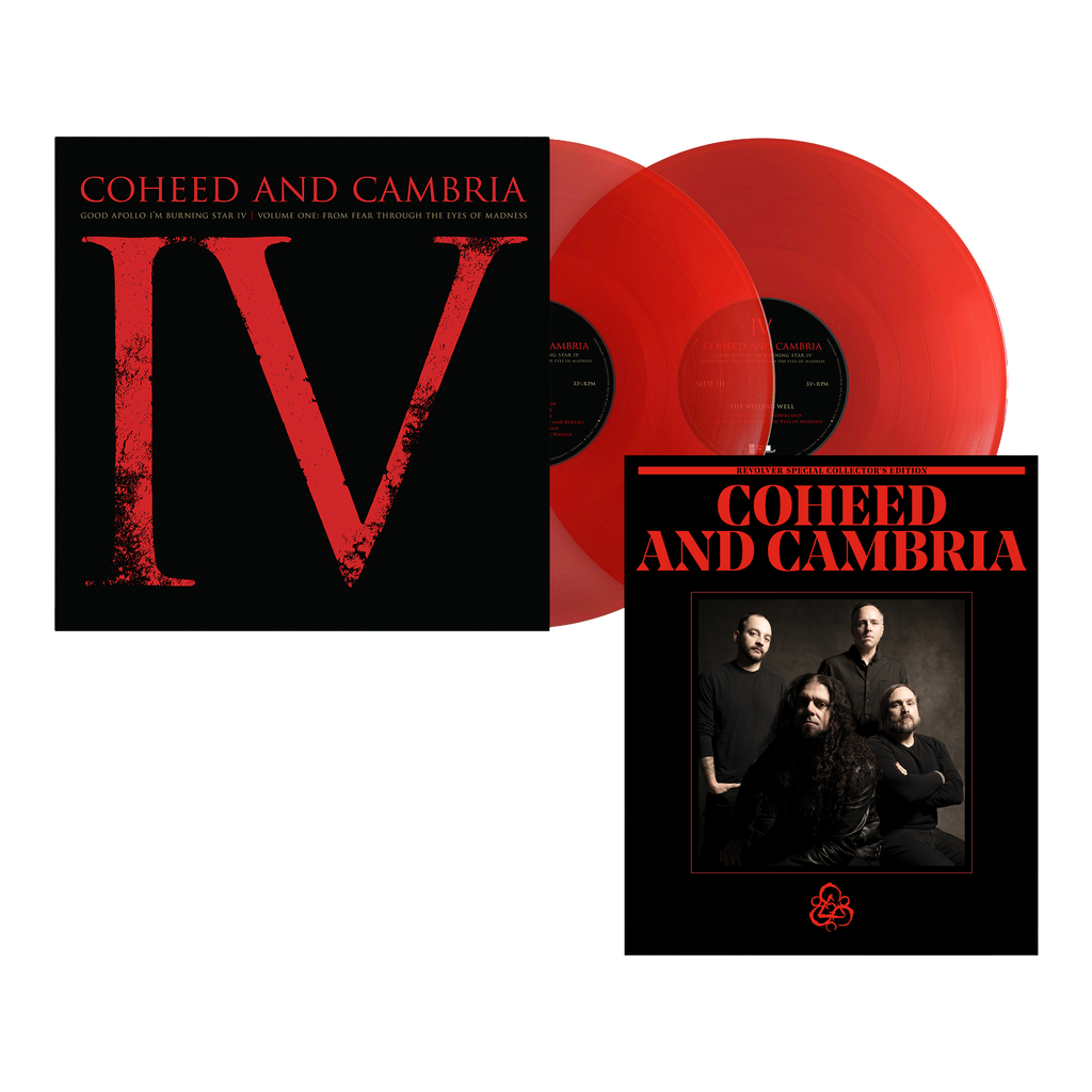 COHEED AND CAMBRIA ‘GOOD APOLLO I'M BURNING STAR IV VOLUME ONE:  FROM FEAR THROUGH THE EYES OF MADNESS’ 2LP (Exclusive, Limited to 1000, Translucent Ruby Vinyl) + SPECIAL COLLECTOR'S EDITION DELUXE MAGAZINE