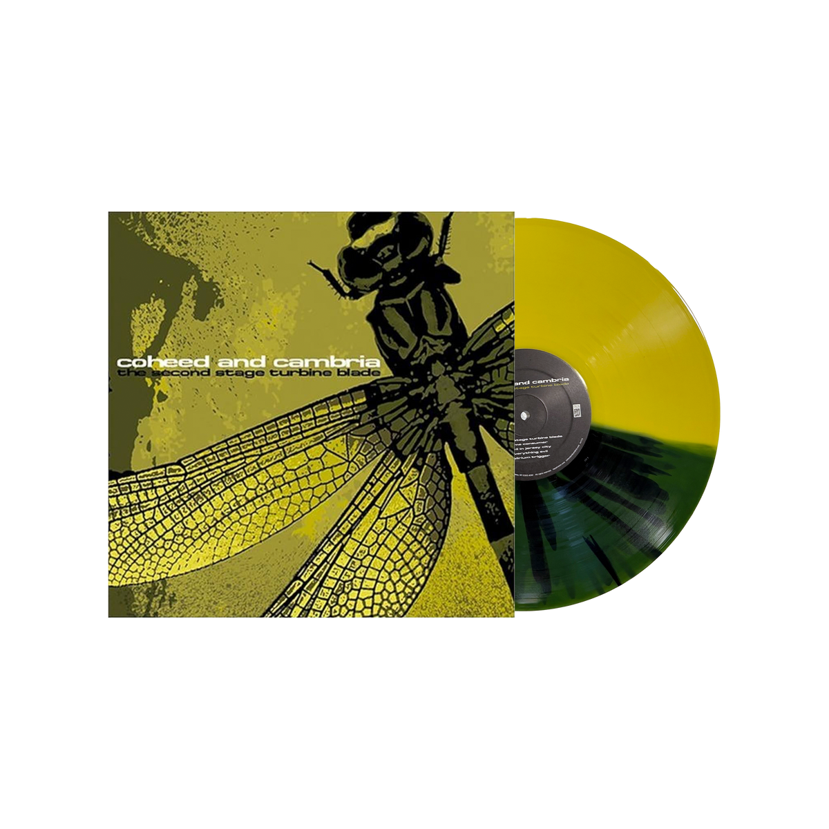 COHEED AND CAMBRIA ‘THE SECOND STAGE TURBINE BLADE’ LP (Exclusive, Limited to 1000, Half Yellow/Half Green Camo w/ Black Splatter Vinyl)