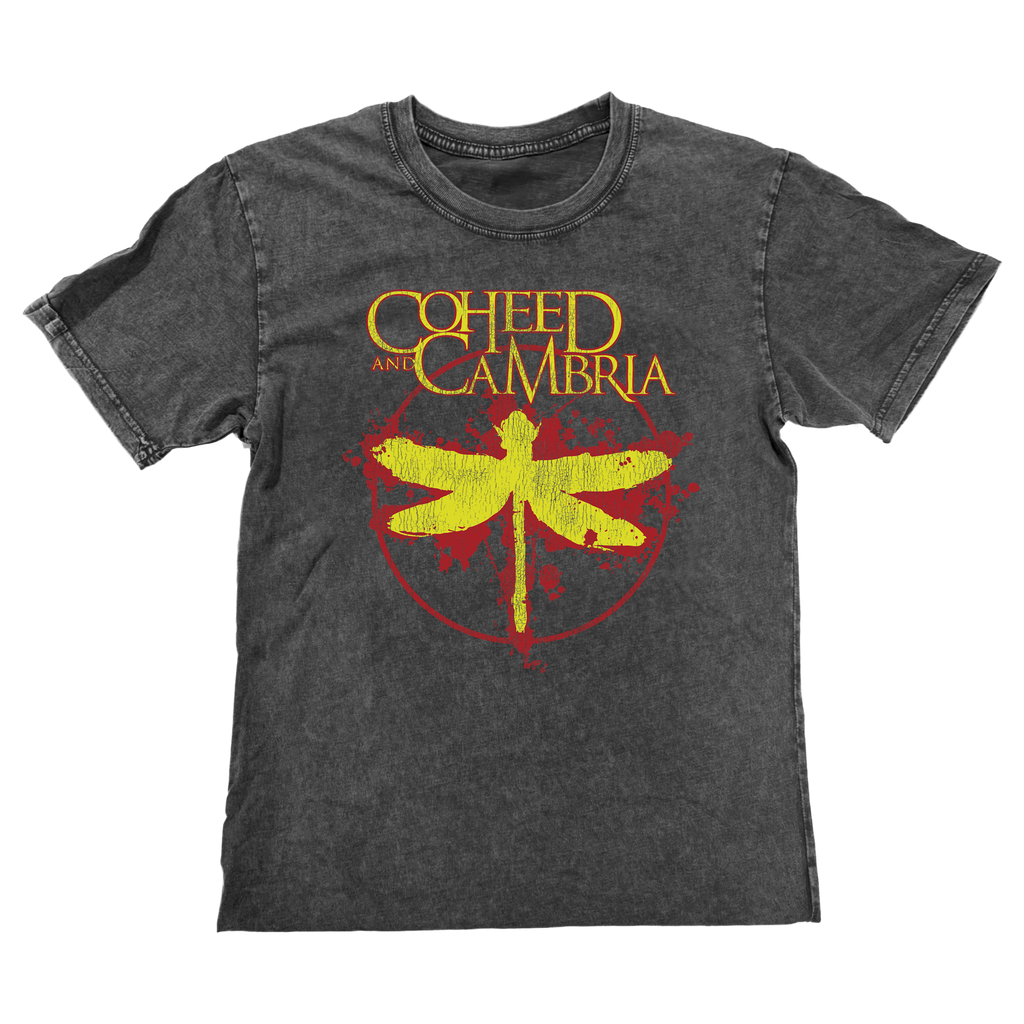 COHEED AND CAMBRIA "DRAGONFLY" LIMITED EDITION EXCLUSIVE STONEWASH T-SHIRT