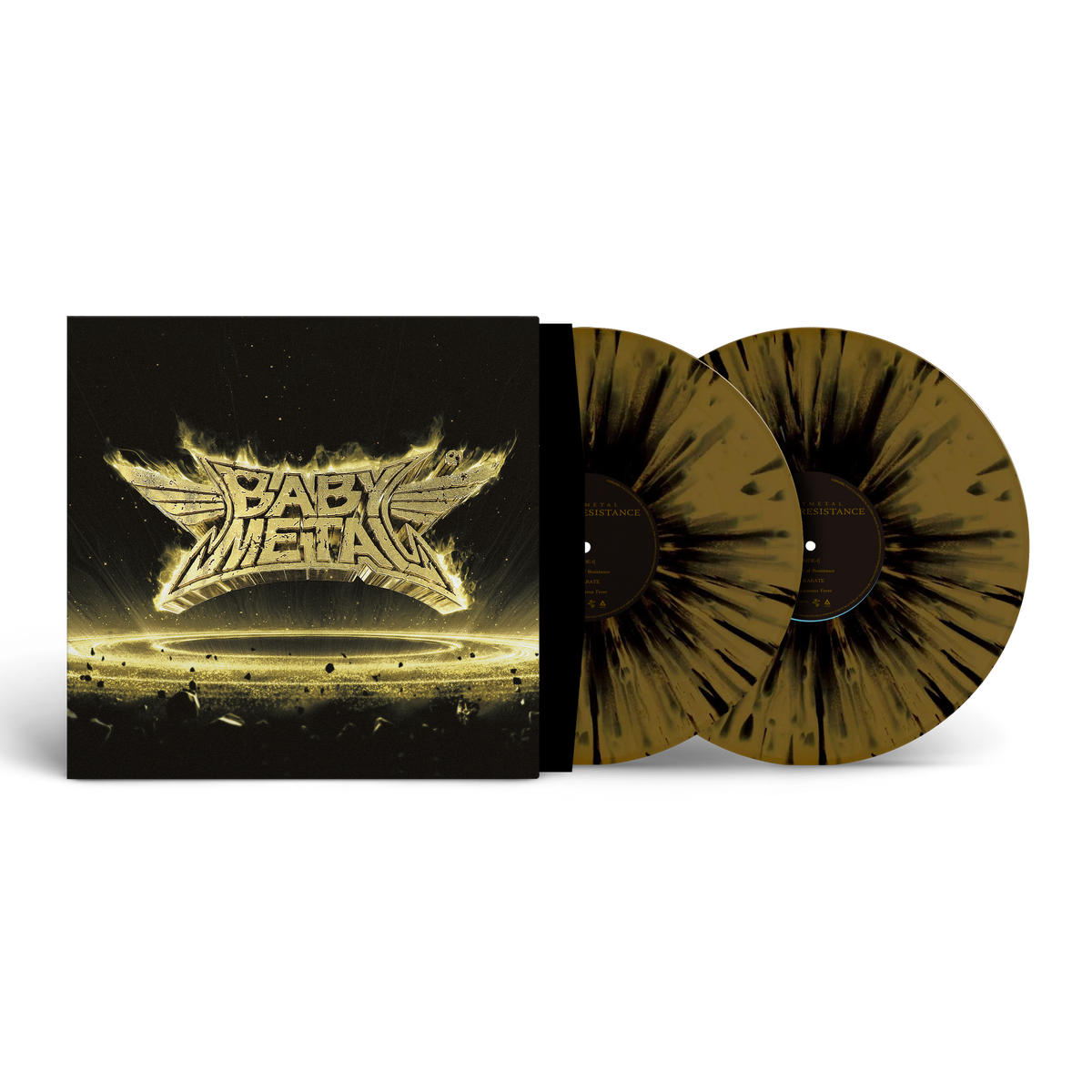 BABYMETAL 'METAL RESISTANCE' 2LP (Gold & Black Splatter Vinyl)