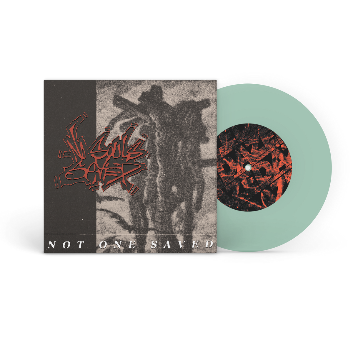 NO SOULS SAVED ‘NO ONE SAVED’ 7" (Limited Edition – Only 100 made, Coke Bottle Clear 7" Vinyl)