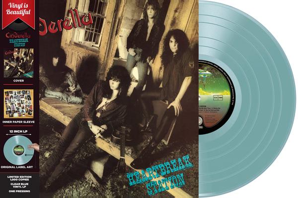 CINDERELLA 'HEARTBREAK STATION' LP (Blue Vinyl)
