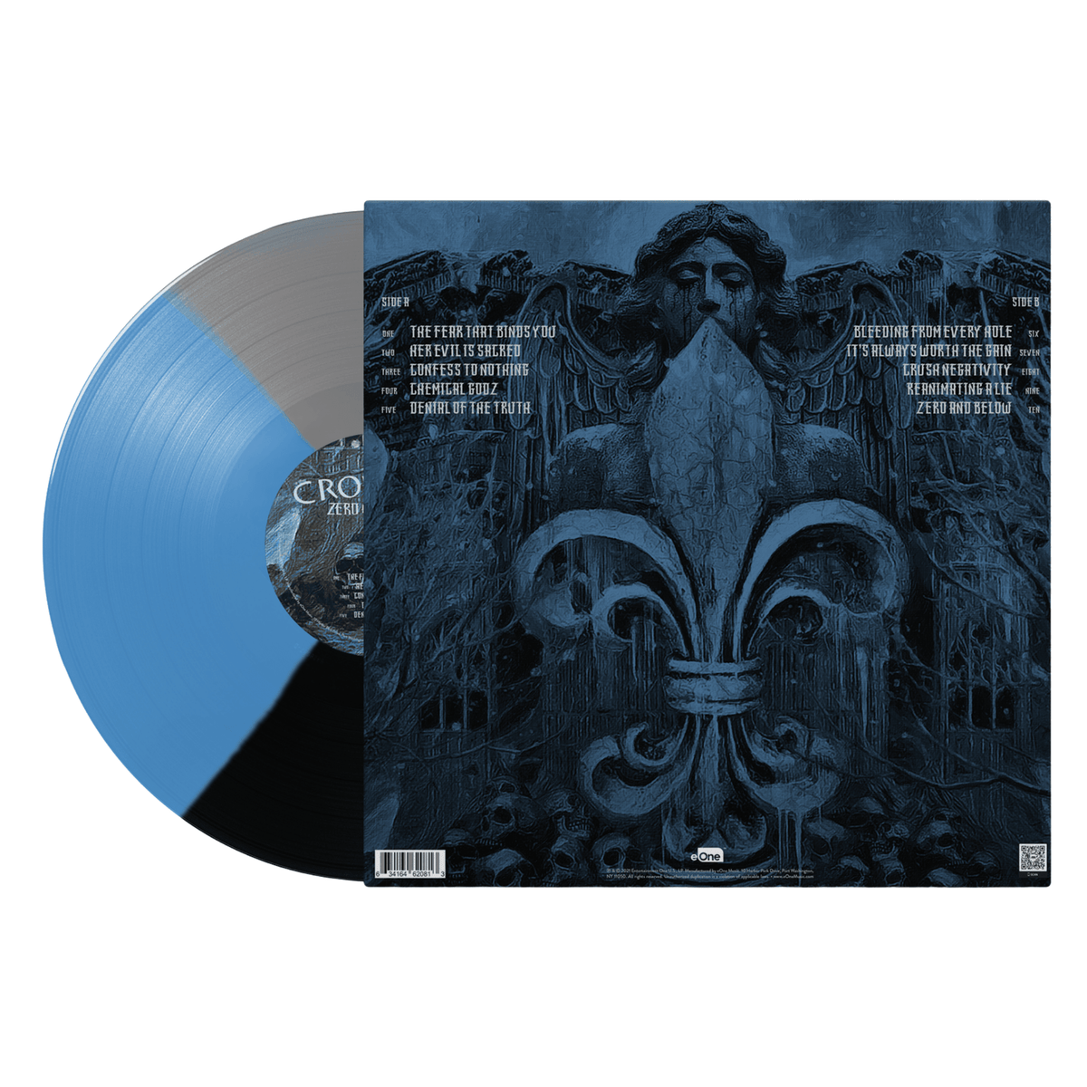 CROWBAR 'ZERO AND BELOW' LP (Blue Tri-Color Vinyl)