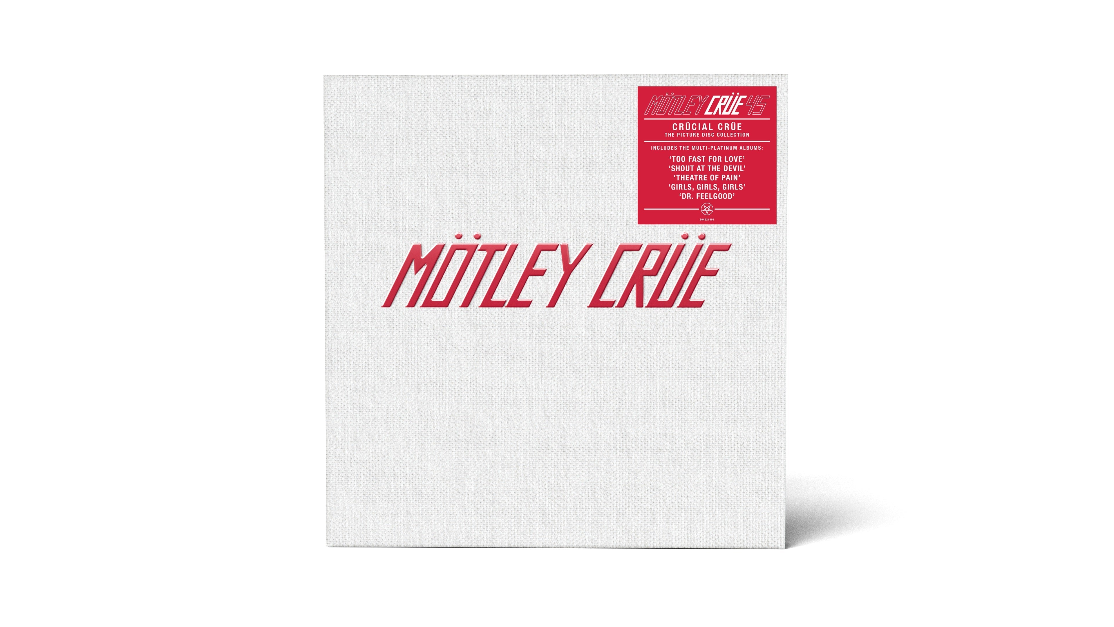 MOTLEY CRUE 'CRUCIAL CRUE 5LP DELUXE BOX SET (45th Anniversary, Picture Disc Vinyl)