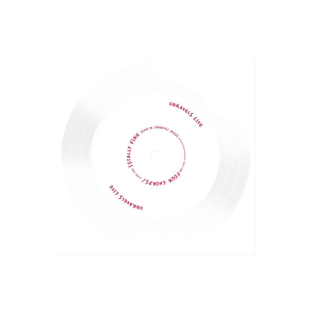 PUP 'PUP UNRAVELS LIVE IN FRONT OF EVERYONE THEY KNOW' DISC (3 Piece Flexi Disc)