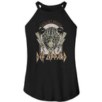 DEF LEPPARD - LIGHTNING BOLTS LETS GET ROCKED LADIES SHIRT