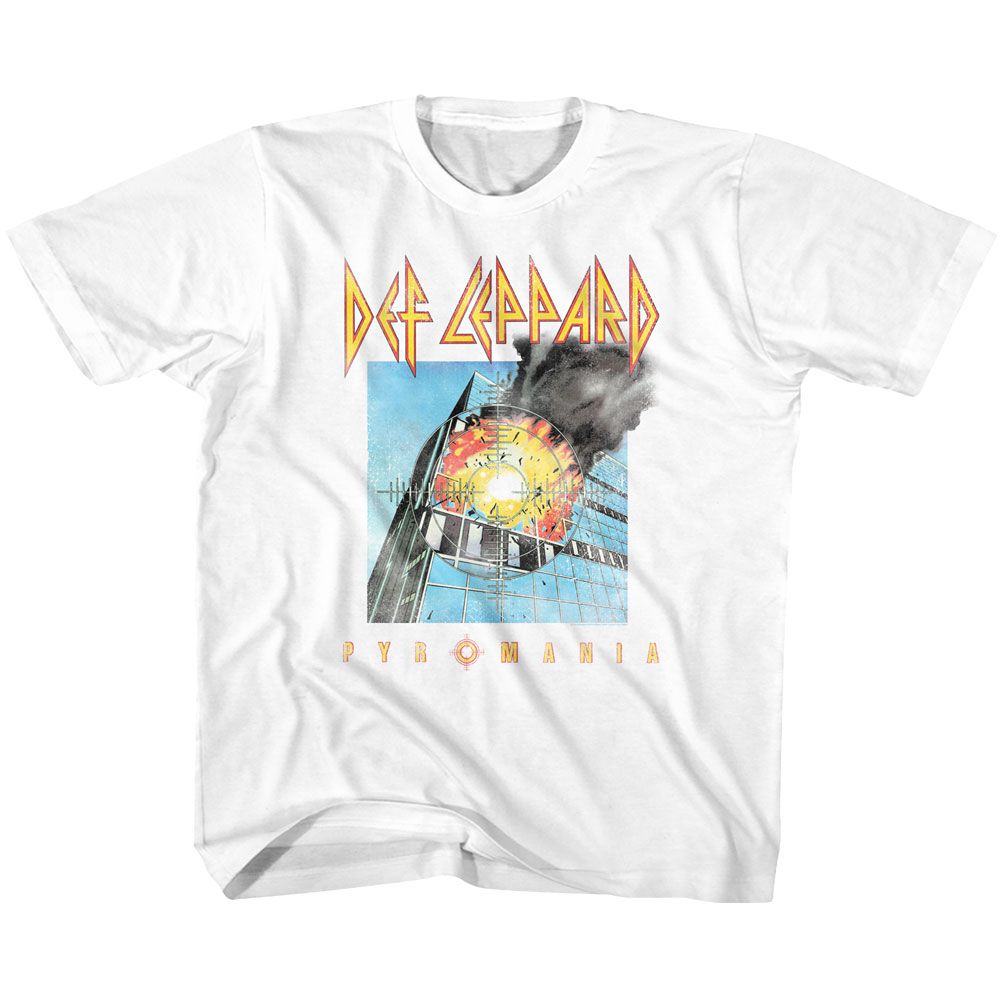 DEF LEPPARD - FADED PYROMANIA YOUTH SHIRT
