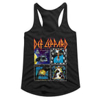 DEF LEPPARD - 80SALBUMS LADIES SHIRT