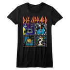 DEF LEPPARD - 80SALBUMS LADIES SHIRT