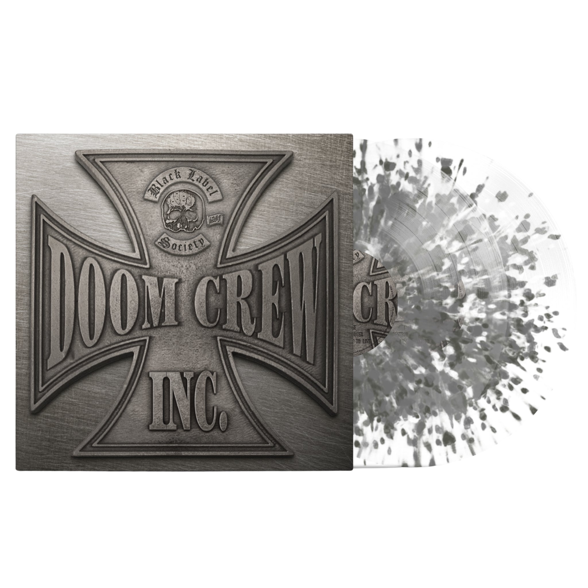 BLACK LABEL SOCIETY 'DOOM CREW INC' 2LP (Grey Splatter Vinyl)