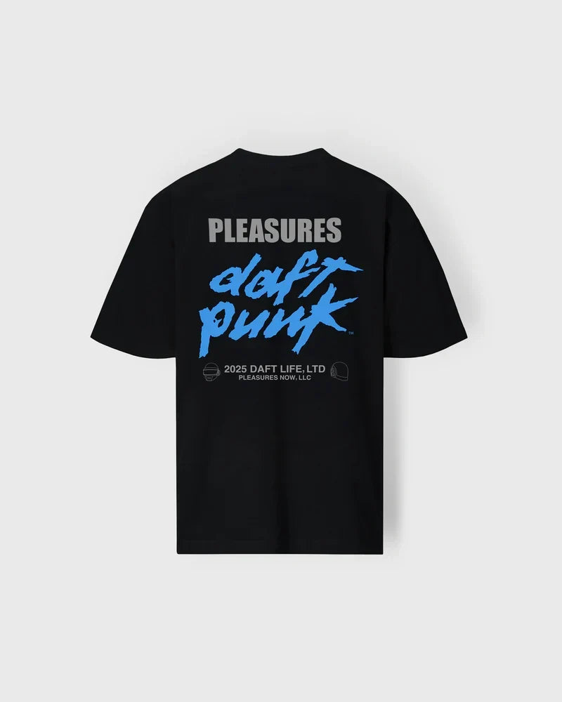 DAFT PUNK X PLEASURES DUO T-SHIRT (Black)