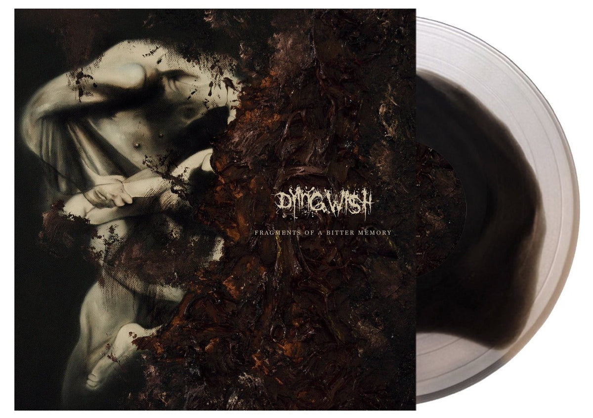 DYING WISH 'FRAGMENTS OF A BITTER MEMORY' LIMITED EDITION CLEAR w/ BLACK SMASH LP ' ONLY 250 MADE