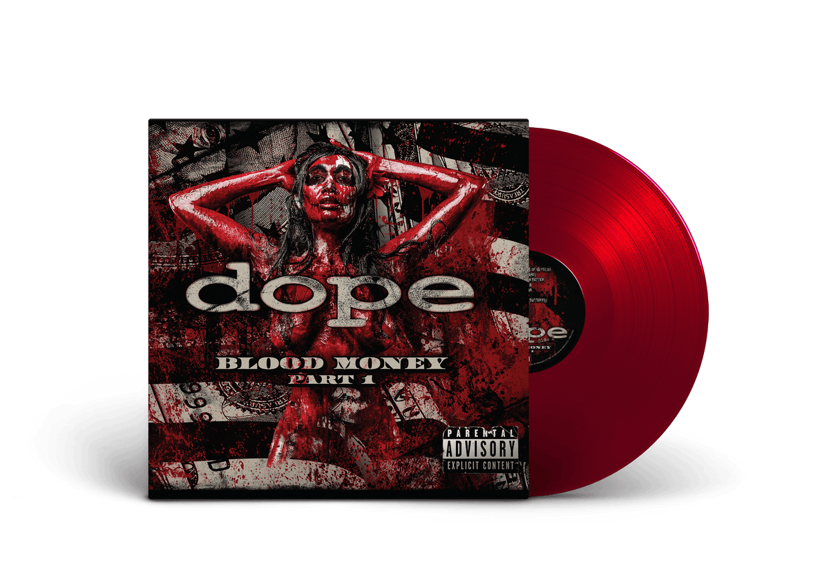 DOPE ' BLOOD MONEY PART 1' LP (Opaque Deep Red Vinyl)
