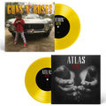 GUNS N' ROSES 'NOTHIN/ATLAS' 7" SINGLE (Limited, Yellow Vinyl)
