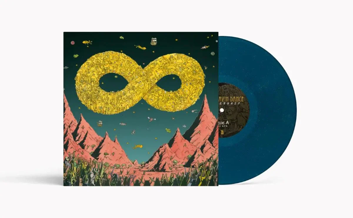 DANCE GAVIN DANCE 'MOTHERSHIP' LP (10th Anniversary, Sea Blue Glitter Vinyl)