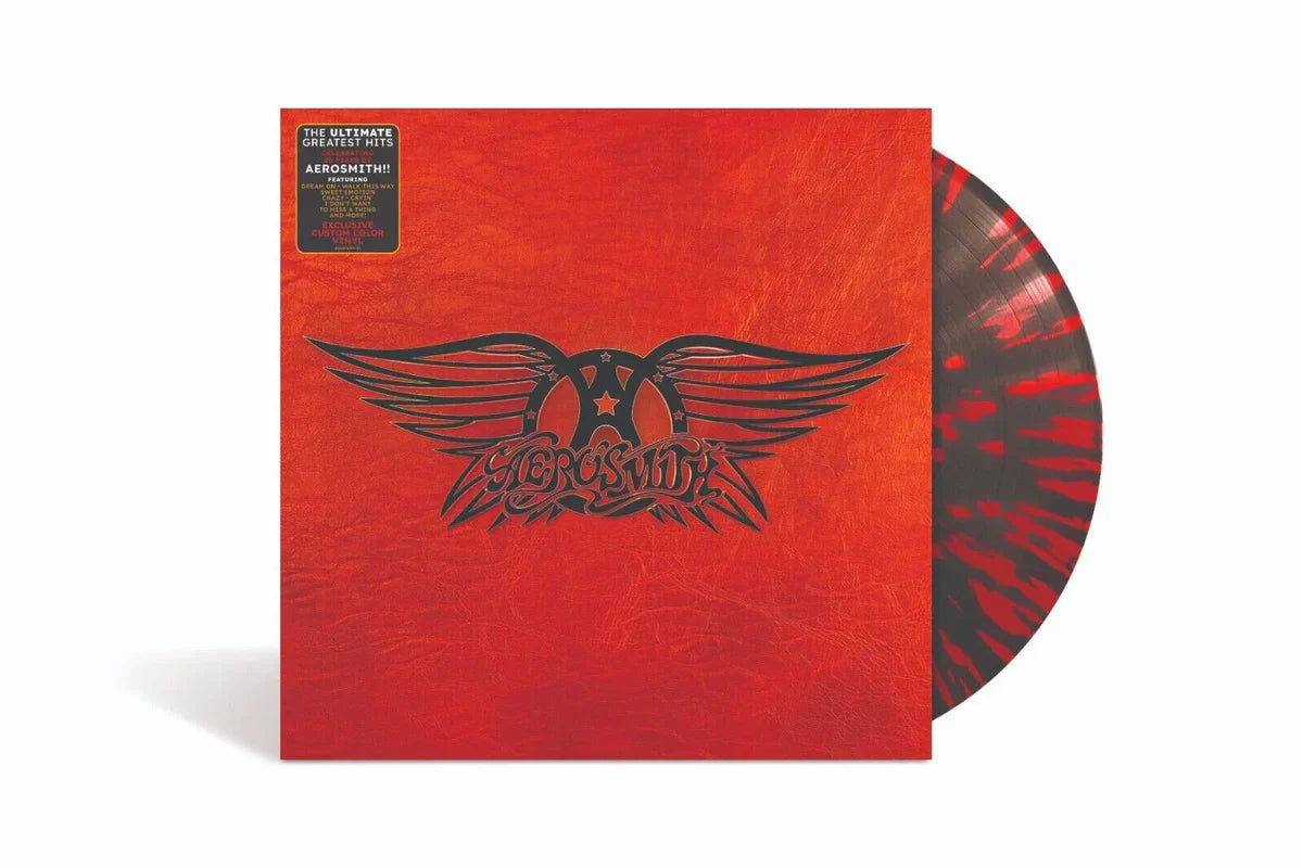 AEROSMITH 'GREATEST HITS' 2LP (Black Ice/Translucent Red Vinyl)