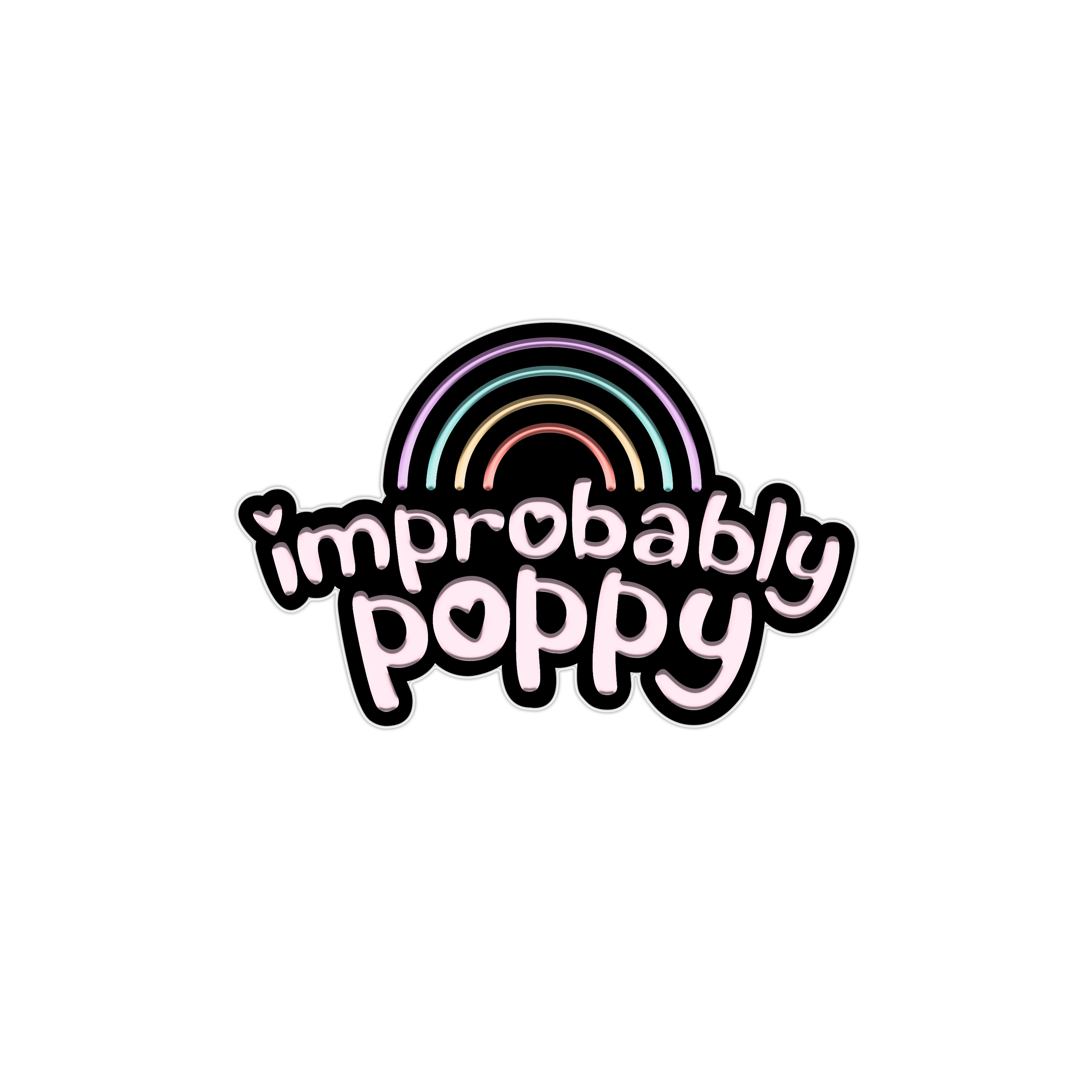 POPPY 'IMPROBABLY POPPY' ENAMEL PIN