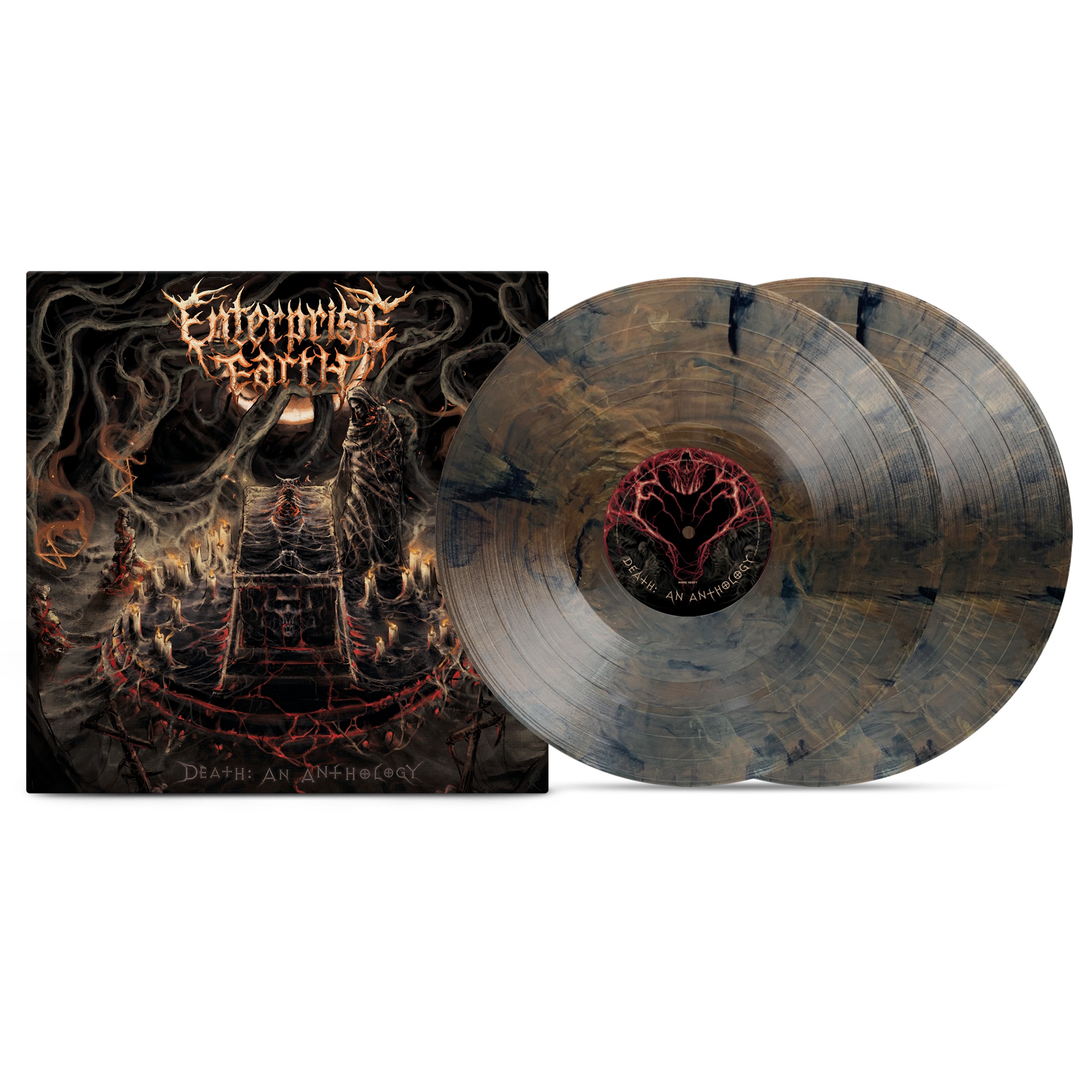 ENTERPRISE EARTH 'DEATH: AN ANTHOLOGY' 2LP (Copper Nugget Vinyl)
