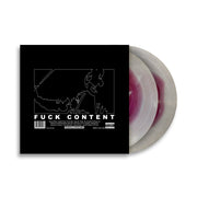GREG PUCIATO 'FUCK CONTENT' 2LP (Limited Edition – Only 500 made, Clear w/ Red Blob Vinyl)