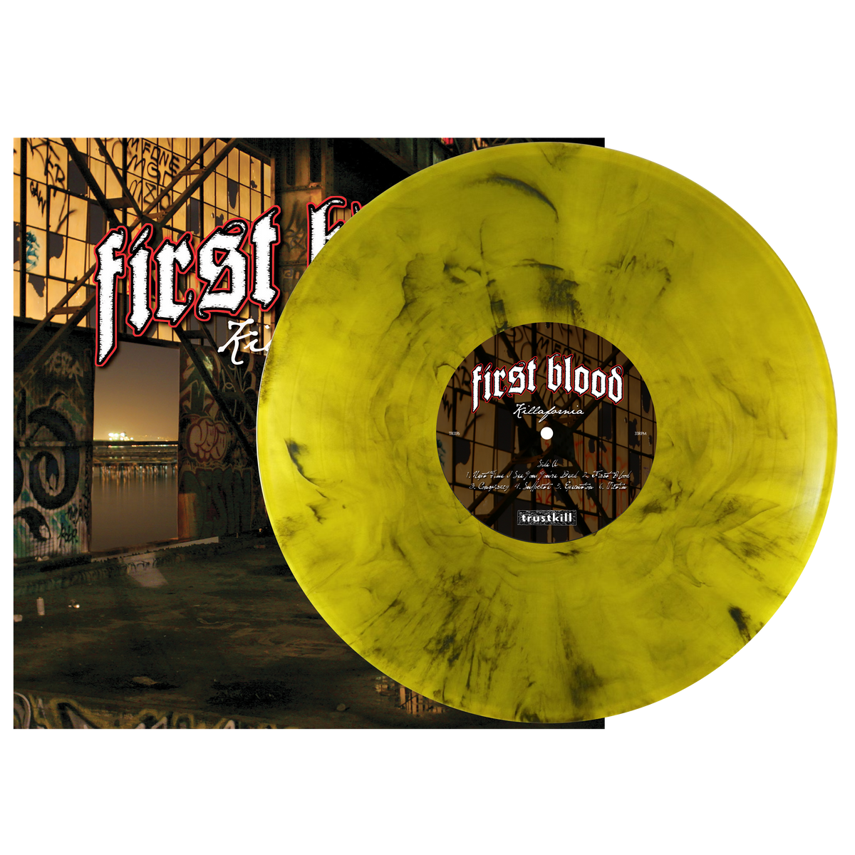 FIRST BLOOD ‘KILLAFORNIA’ LP (Yellow Marble Vinyl)