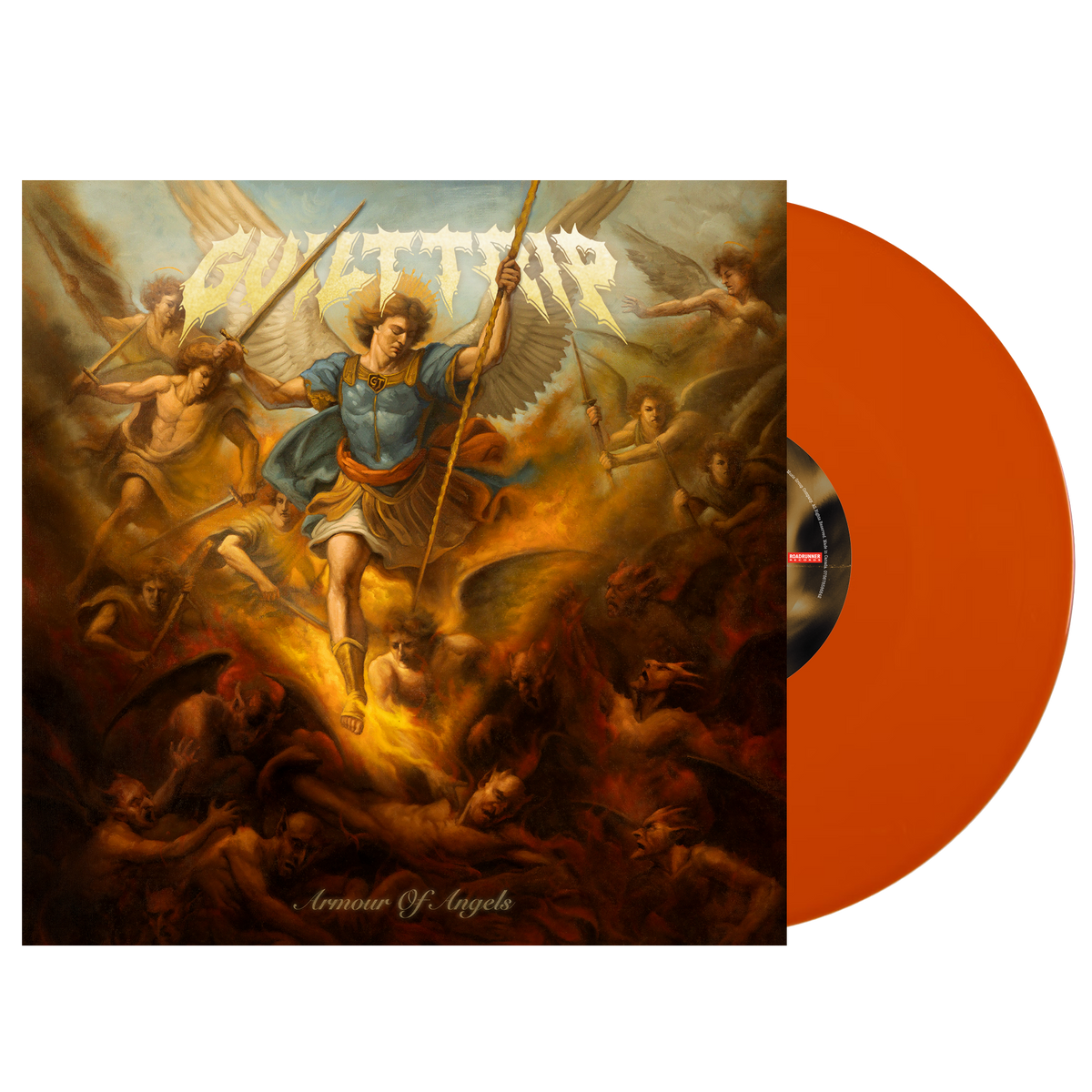 GUILT TRIP ‘ARMOUR OF ANGELS’ LP (Burnt Orange Vinyl)