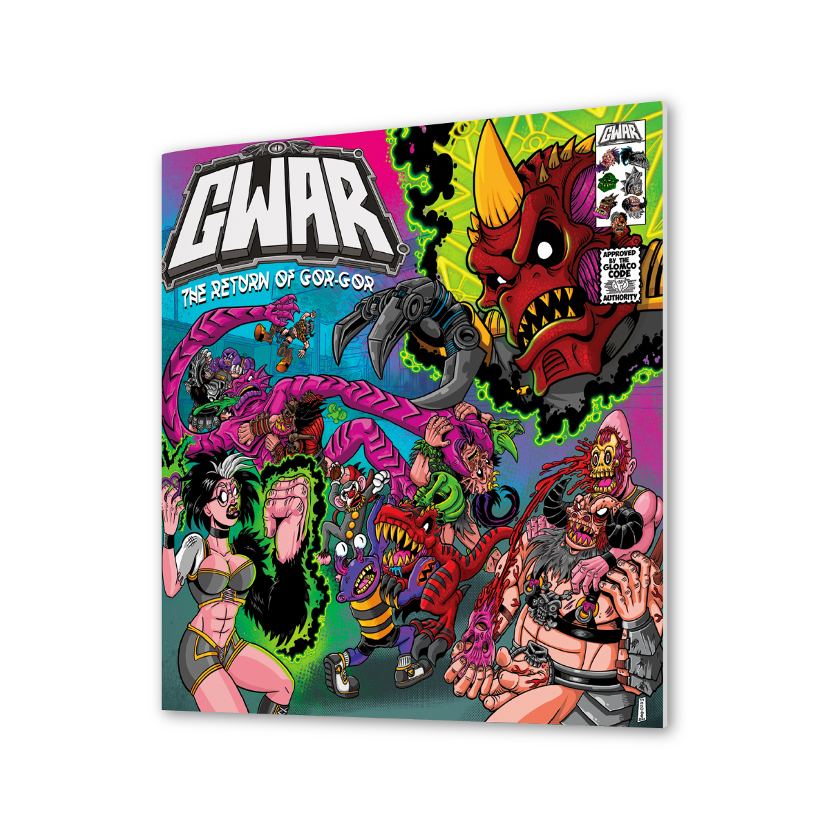 GWAR: 'THE RETURN OF GOR GOR' DELUXE COMIC BOOK + 'THE RETURN OF GOR GOR' LP (Limited Edition, Evergreen Vinyl))