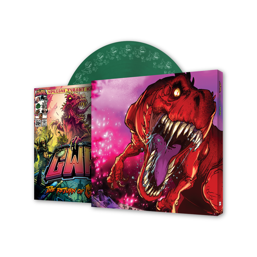 GWAR: 'THE RETURN OF GOR GOR' DELUXE COMIC BOOK + 'THE RETURN OF GOR GOR' LP (Limited Edition, Evergreen Vinyl))