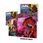 GWAR: 'THE RETURN OF GOR GOR' SIGNED PLATINUM EDITION COMIC BOOK + 'THE RETURN OF GOR GOR' LP (Limited Edition, Fruit Punch Vinyl)
