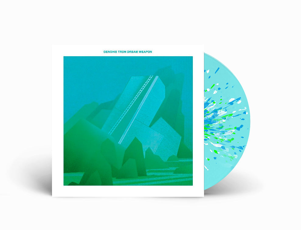 GENGHIS TRON 'DREAM WEAPON' (Limited Edition ' Only 250 Made, Blue w/ White, Cyan Blue, & Neon Green Splatter Vinyl)