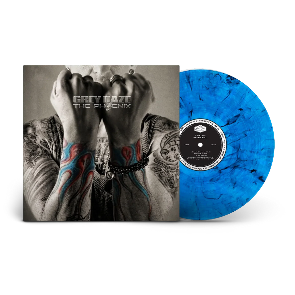 GREY DAZE 'THE PHOENIX' LIMITED-EDITION BLUE SMOKE LP  — ONLY 400 MADE