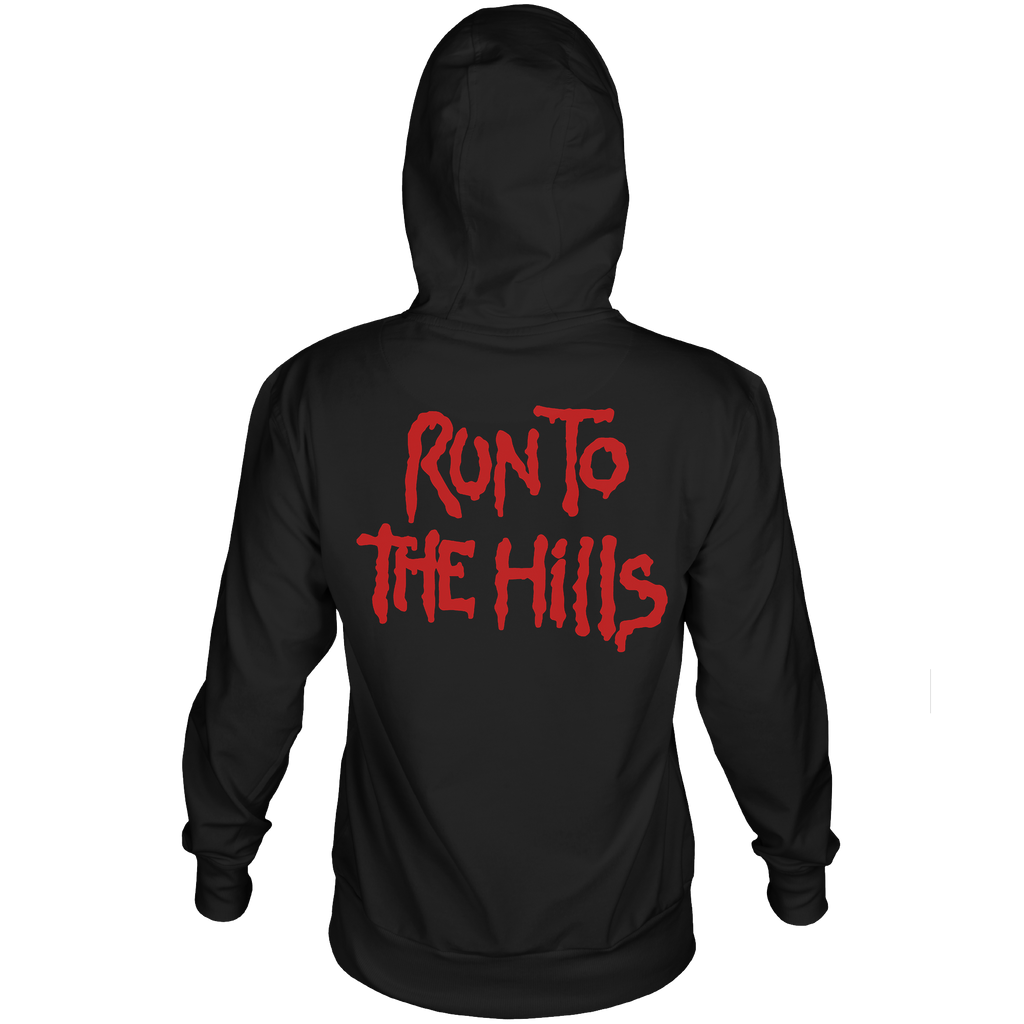 IRON MAIDEN RUN TO HILLS BLACK HOODIE
