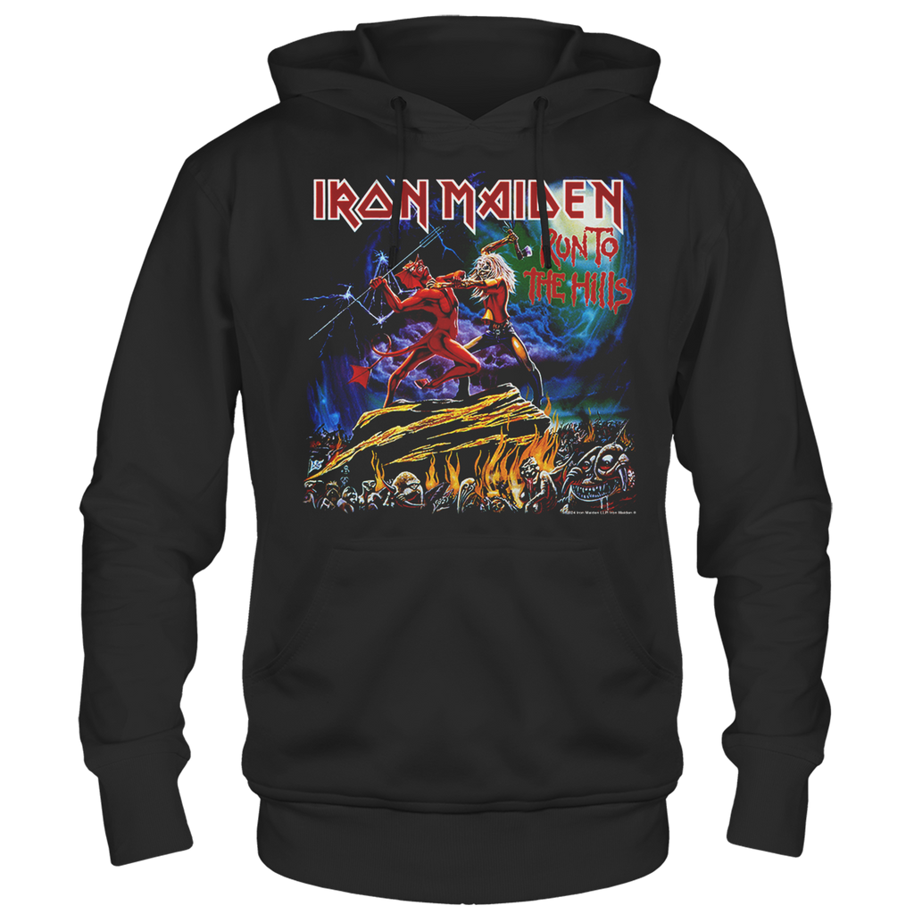 IRON MAIDEN RUN TO HILLS BLACK HOODIE