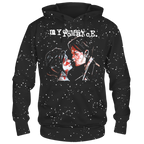 MY CHEMICAL ROMANCE REVENGE COVER SPLATTER BLACK FLEECE HOODIE