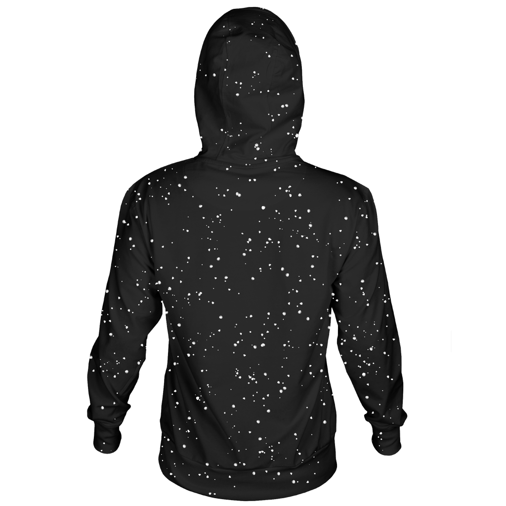 MY CHEMICAL ROMANCE REVENGE COVER SPLATTER BLACK FLEECE HOODIE