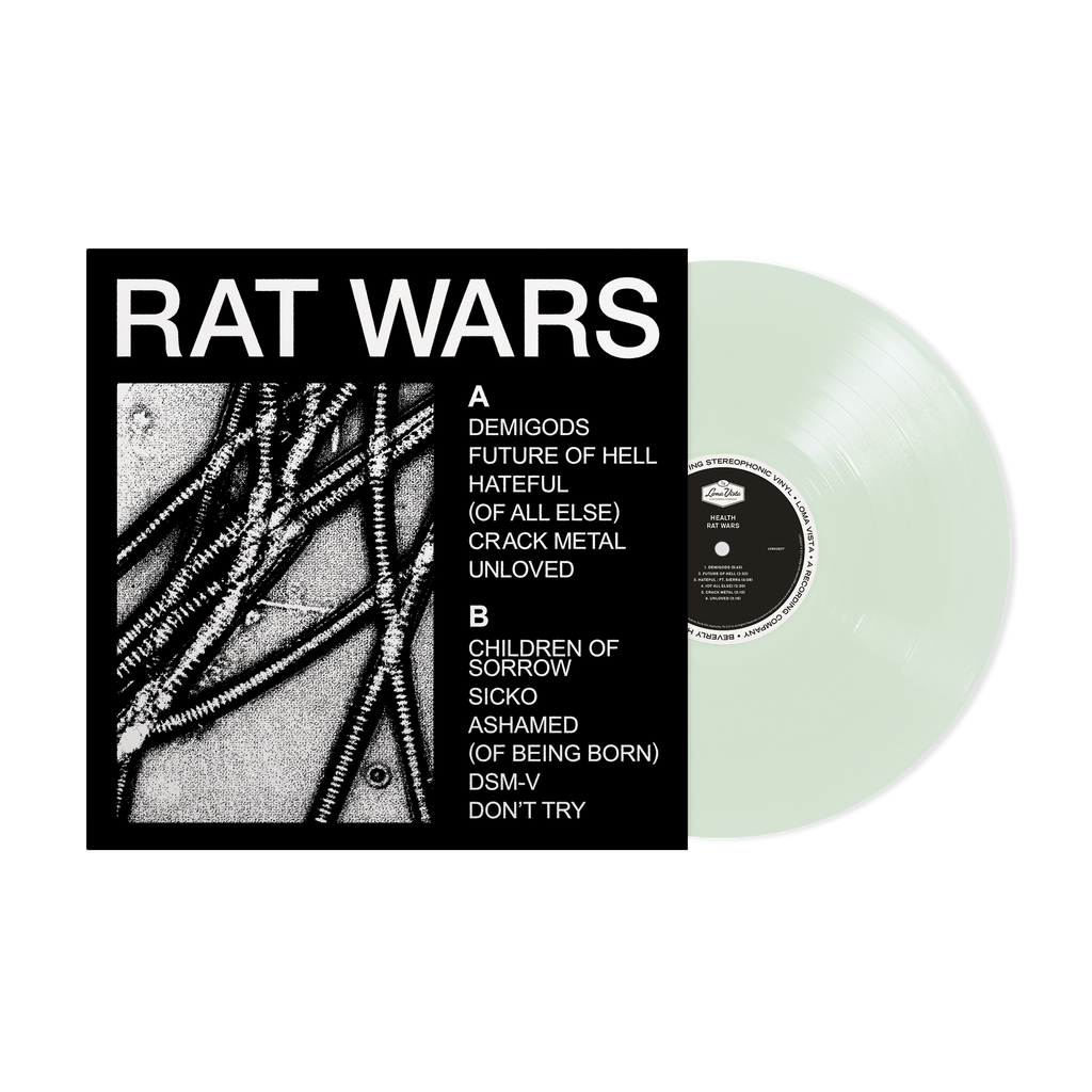 HEALTH ‘RAT WARS’ LP (Limited Edition – Only 500 made, Coke Bottle Clear Vinyl)
