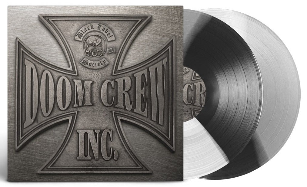 BLACK LABEL SOCIETY 'DOOM CREW INC.' 2LP (Limited Edition' Only 500 Made, Grey, Black, & White Vinyl)