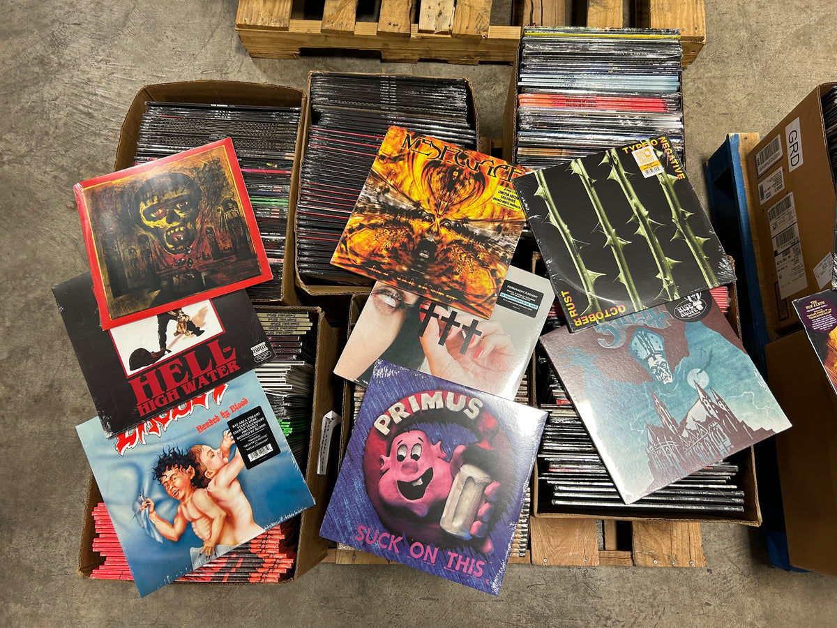 Metal/Hardcore/Hard Rock Blemished Vinyl Bundle (Four LPs)