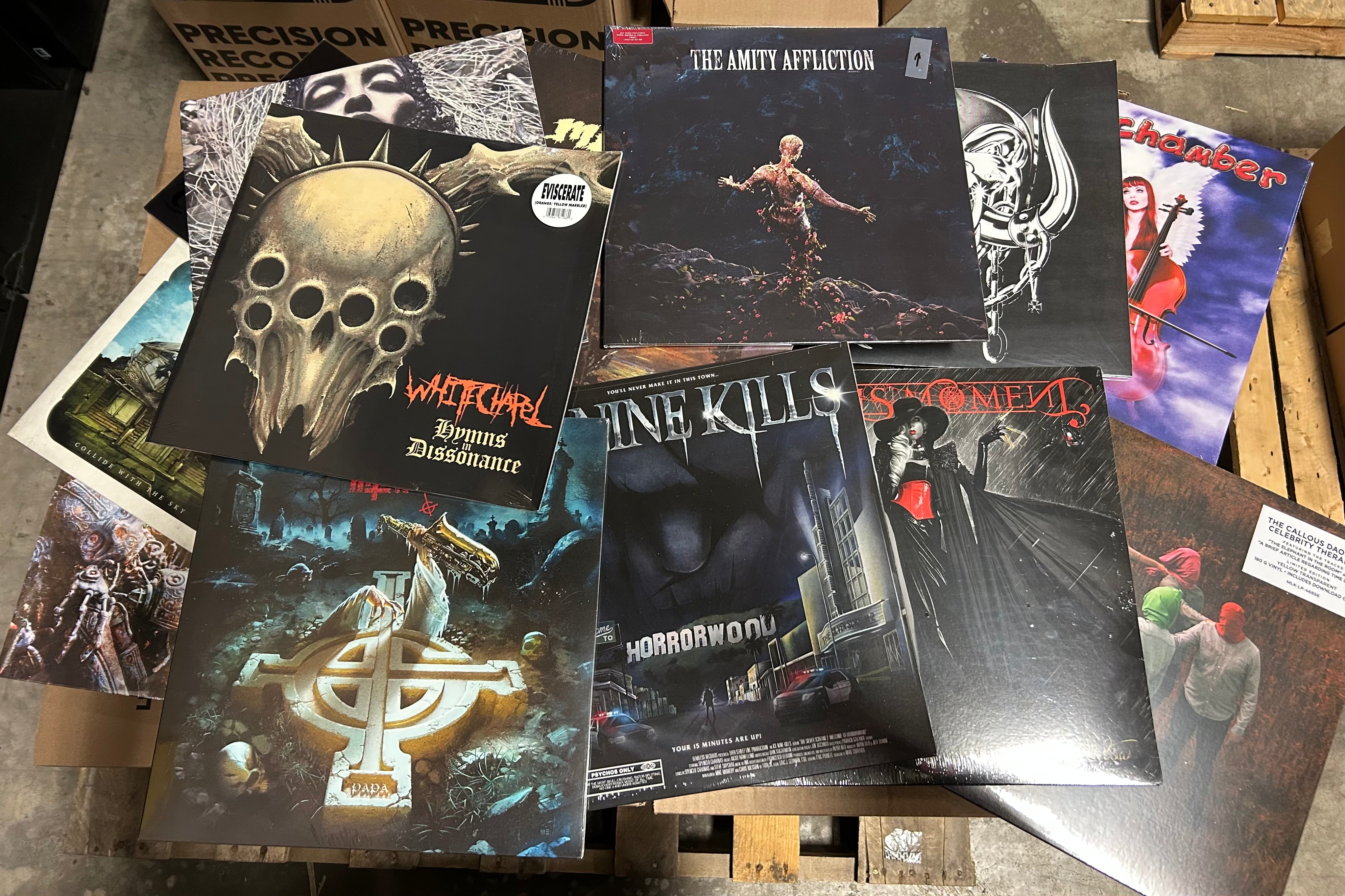 Metal/Hardcore/Hard Rock Blemished Vinyl Bundle (Five LPs)