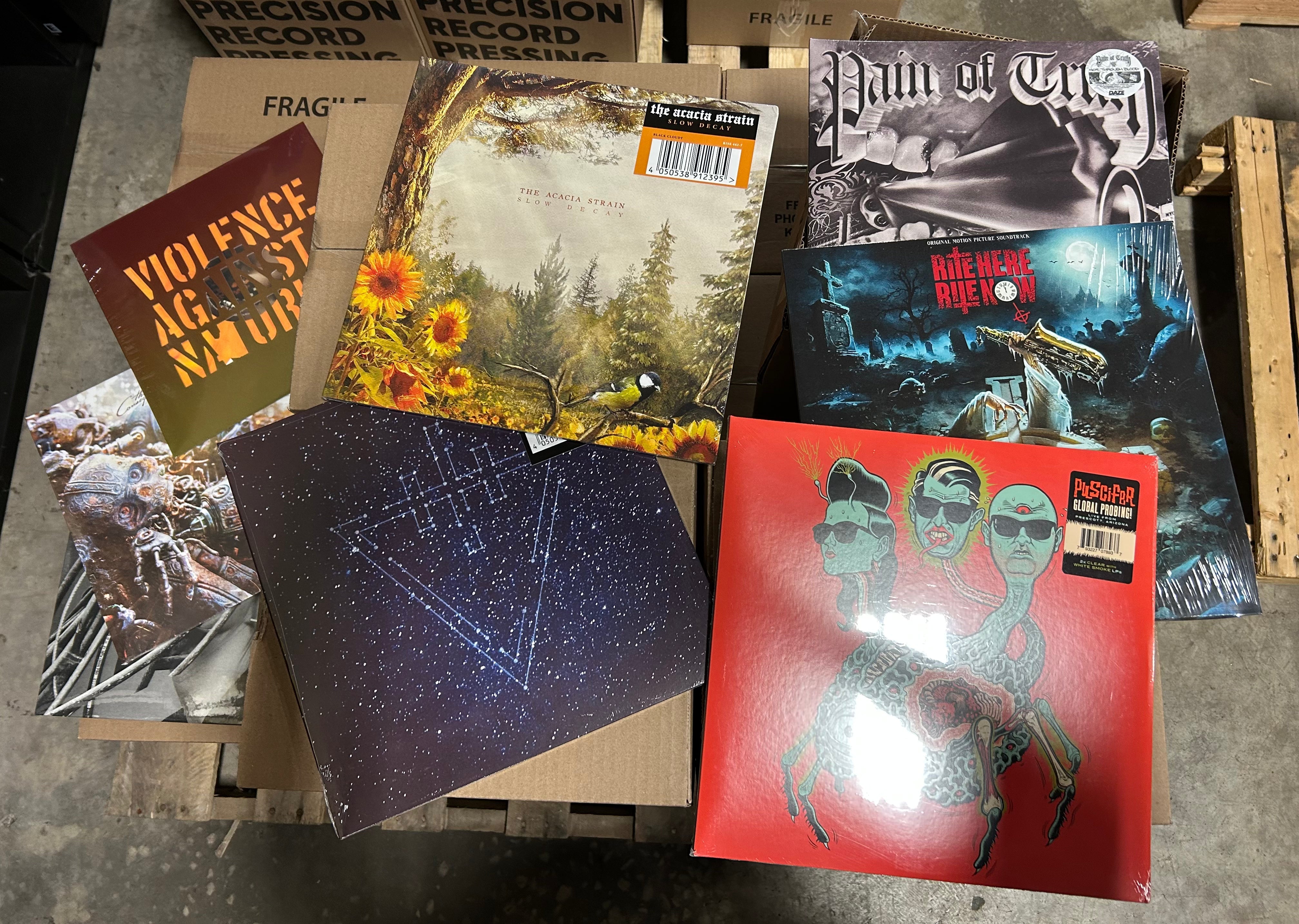 Metal/Hardcore/Hard Rock Blemished Vinyl Bundle (Five LPs)