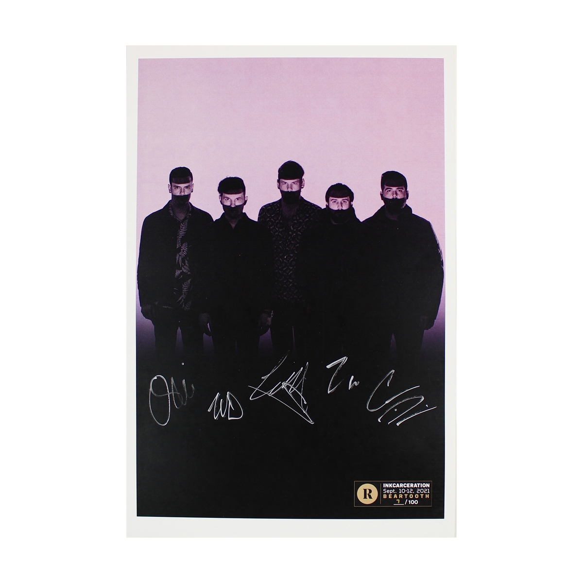 Beartooth x Revolver x Inkcarceration - Signed Festival Poster