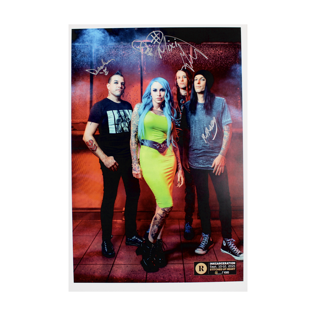 Stitched Up Heart x Revolver x Inkcarceration - Signed Festival Poster