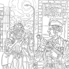 IRON MAIDEN THE SINGLES VOLUME II COLORING BOOK