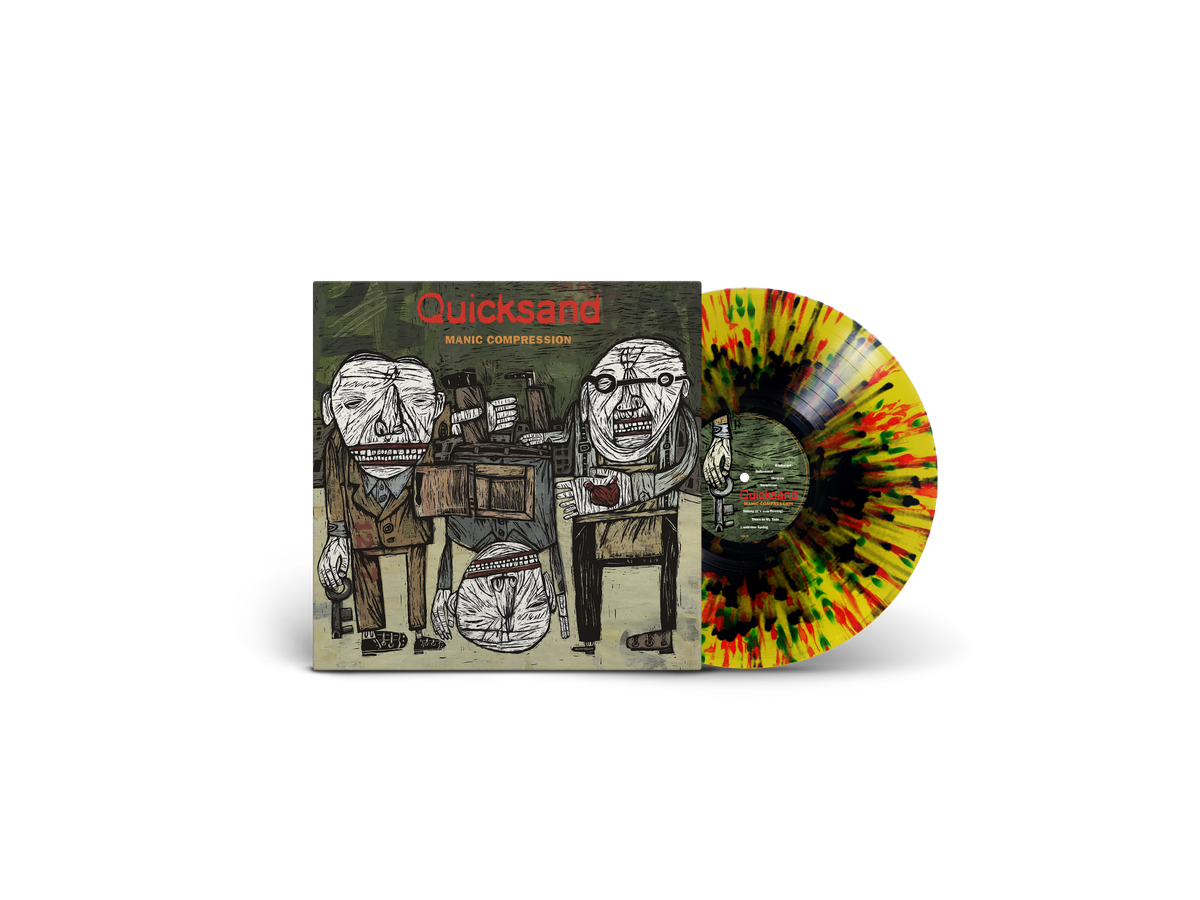 QUICKSAND ‘MANIC COMPRESSION’ 30TH ANNIVERSARY LP (Exclusive – Limited to 400, Yellow Landmine Splatter Vinyl)