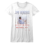 JIMI HENDRIX - WOODSTOCK LADIES SHIRT