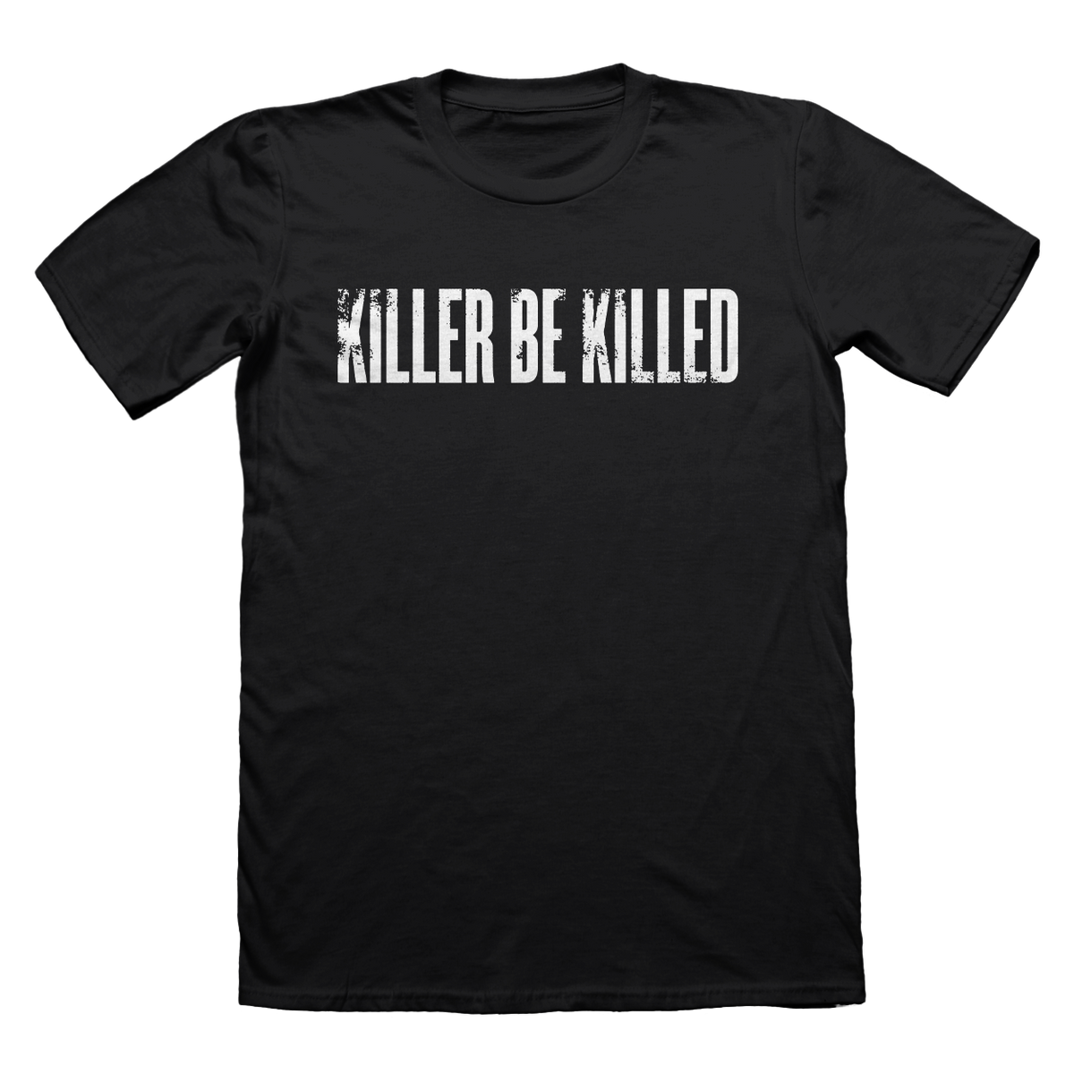 KILLER BE KILLED LOGO ON BLACK - T-SHIRT