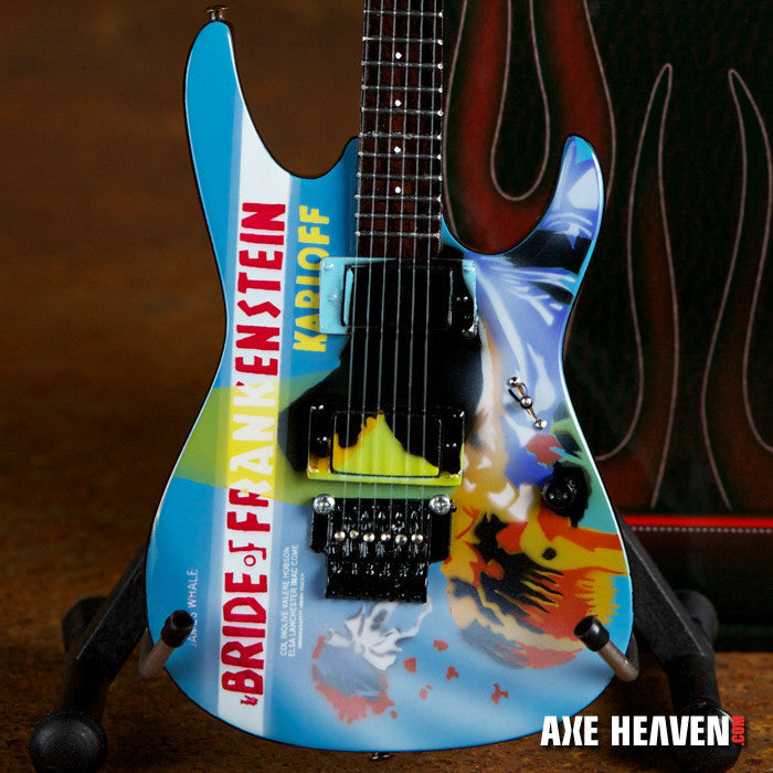 METALLICA - KIRK HAMMETT - THE BRIDE OF FRANKENSTEIN MINI GUITAR