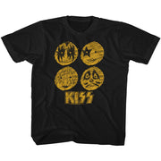 KISS - SKETCHY FACES TODDLER SHIRT